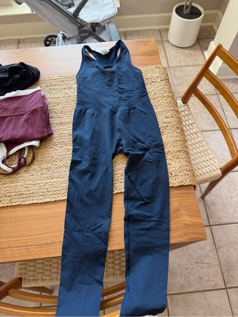 Gymshark Navy Blue Racerback Jumpsuit